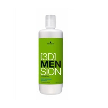 .Schwarzkopf 3D MenSion Szampon Głęboko oczyszczający 1000ml .